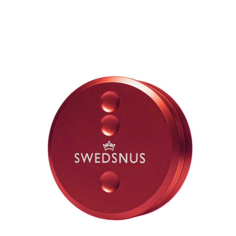 Swedsnus Metalldosa - Röd