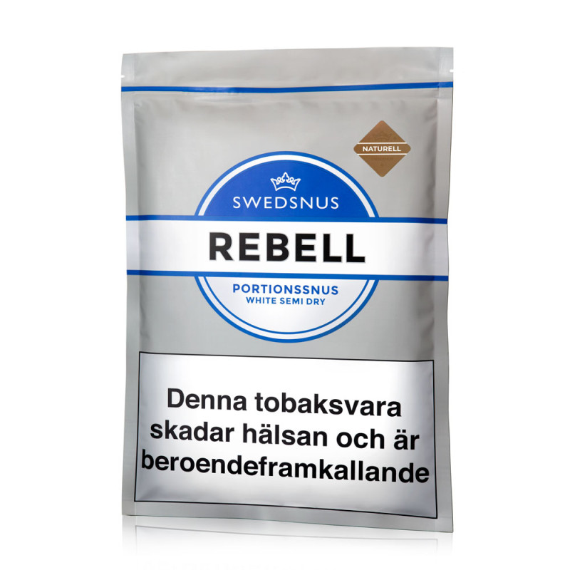 9-Pack Rebell Naturell 400 White Portion