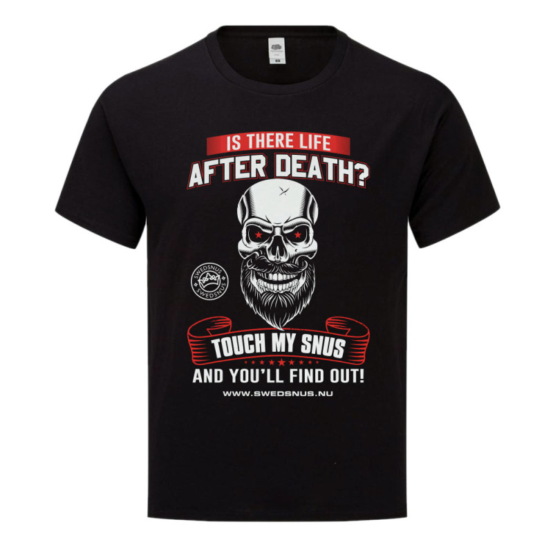 T-Shirt - Touch My Snus. Storlek L