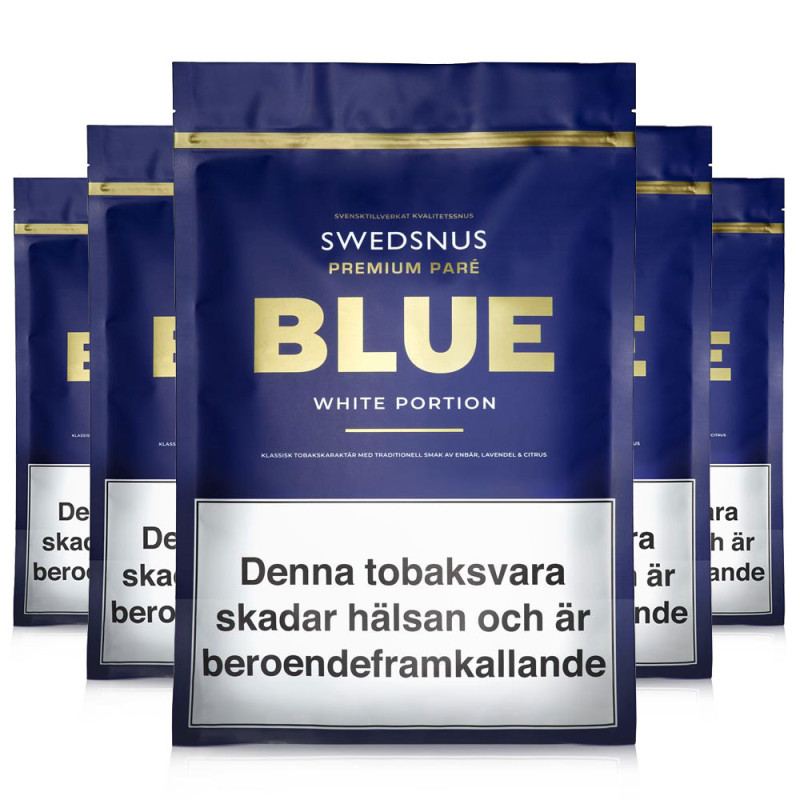 5-Pack Premium Paré Blue 300 White Portion