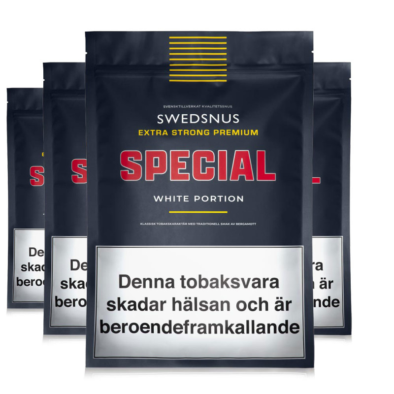 4-Pack Special Extra Strong Premium 300 White Portion 