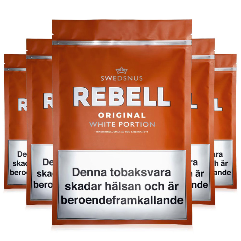 5-Pack Rebell Original 400 White Portion