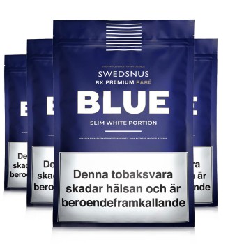 4-Pack Paré Blue RX Slim 400 White Portion