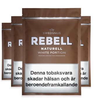 4-Pack Naturell Rebell 400 White Portion