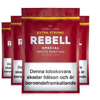 4-Pack Rebell Extra Strong Special 400 White Portion