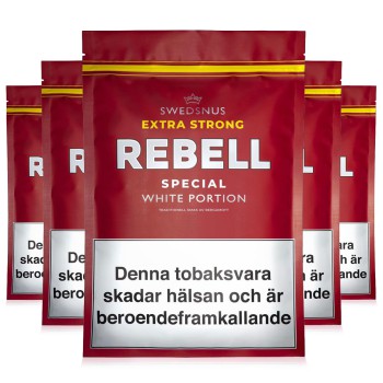 5-Pack Rebell Extra Strong Special 400 White Portion